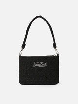 Black tweed pouch Mini Parisienne