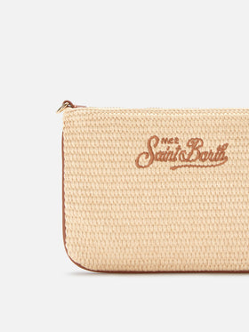 Parisienne Mini pouch with brown details