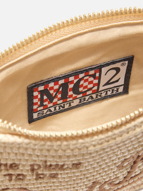 Parisienne Mini pouch with brown details