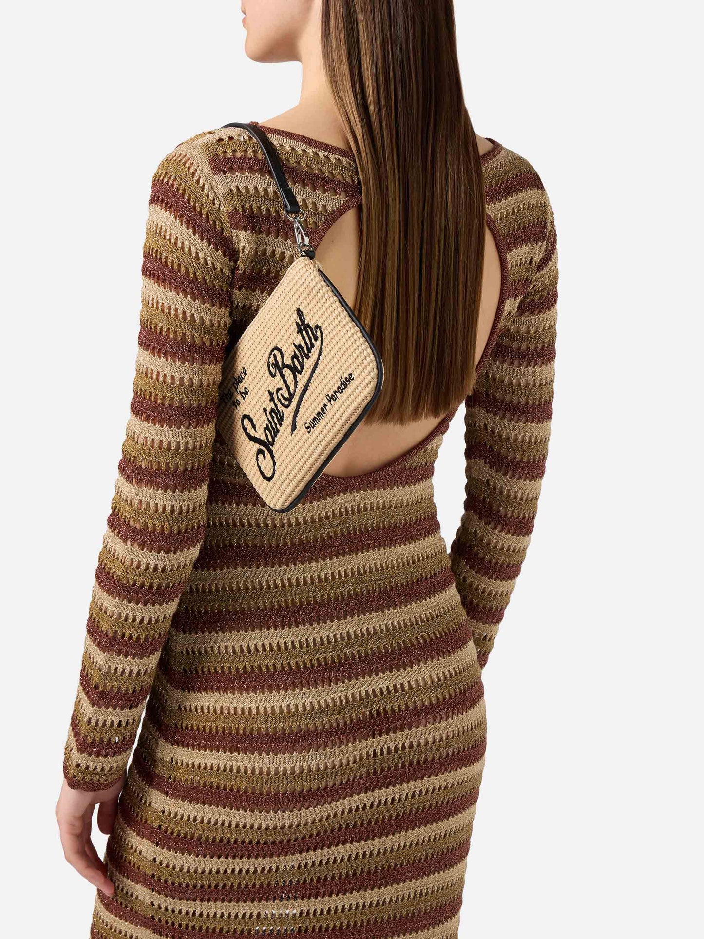 Parisienne Mini pouch with black details