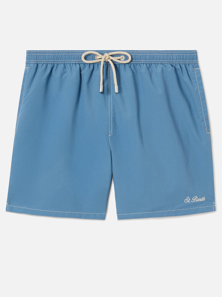 Costume mare classico Patmos in azzurro polvere