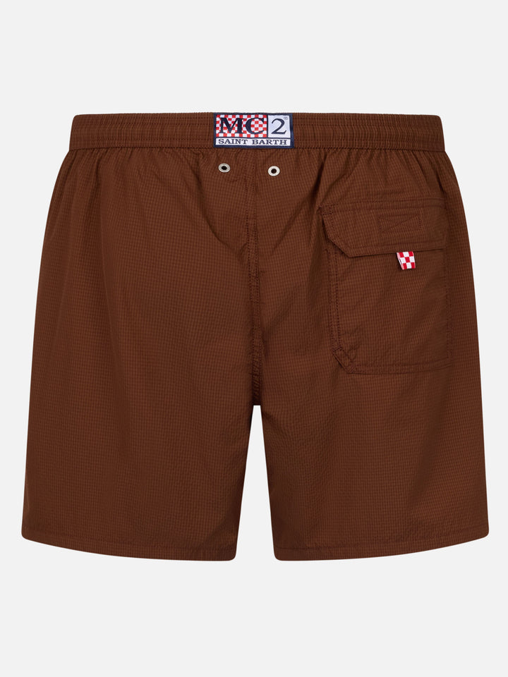 Costume classico leggero Patmos in seersucker