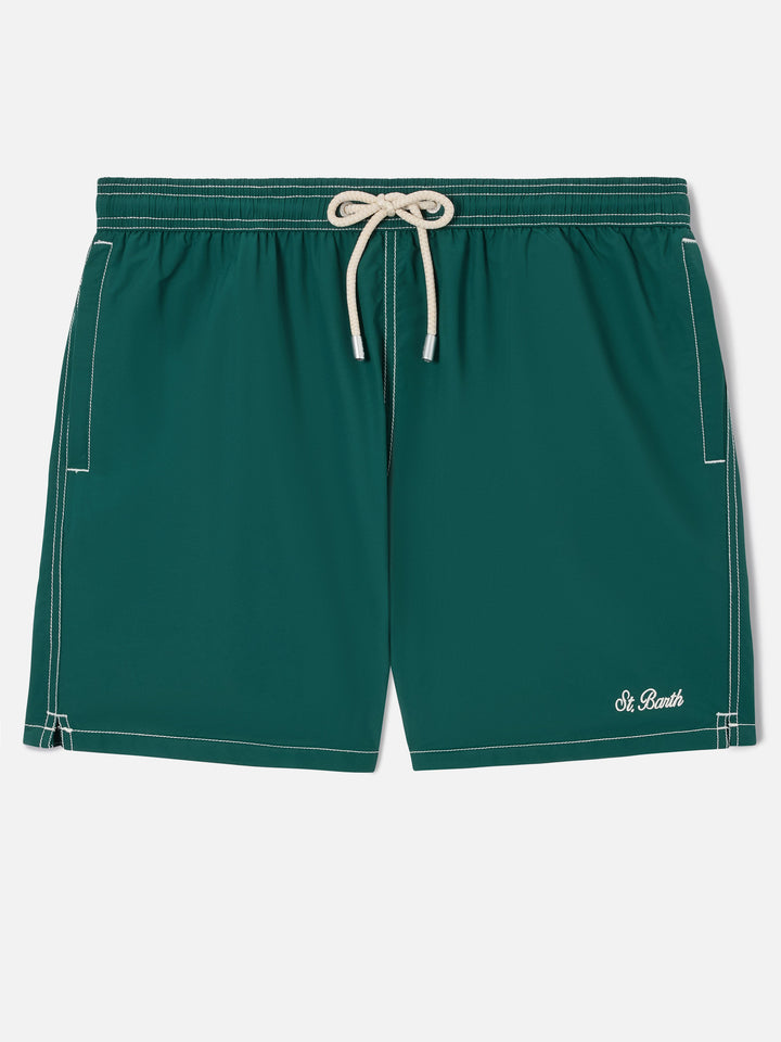Patmos classic swim shorts in British green