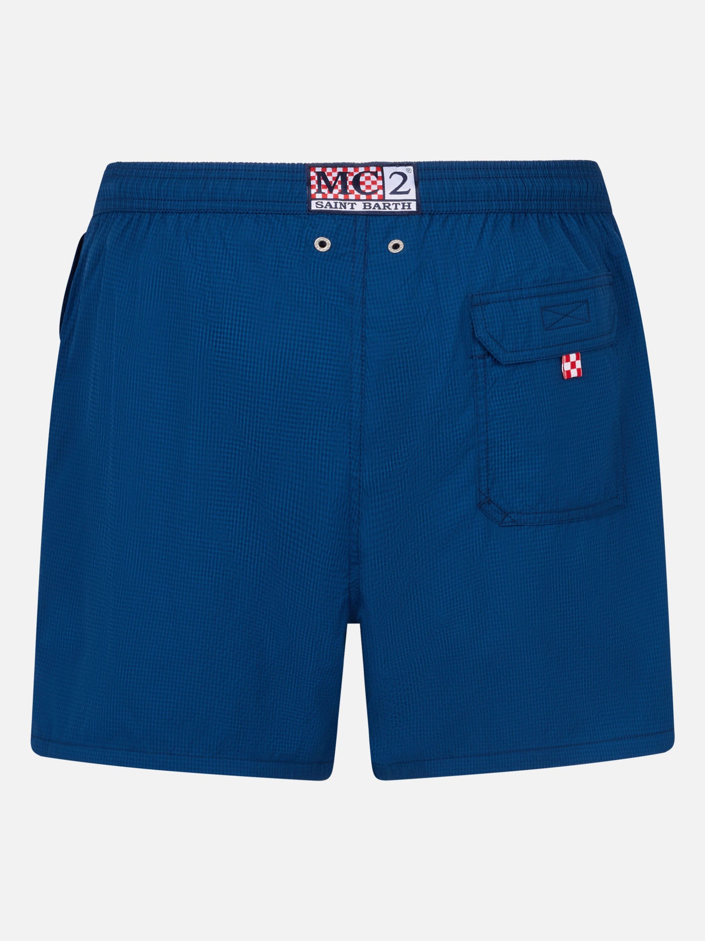 Klassische leichte Badehose aus Seersucker von Patmos