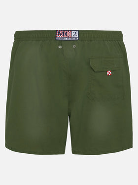 Costume mare Patmos Used verde militare vintage