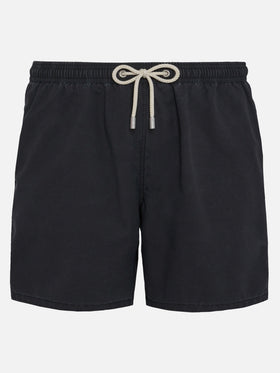 Vintage black mid-length swim shorts Patmos Used