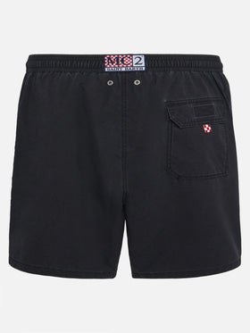 Vintage black mid-length swim shorts Patmos Used