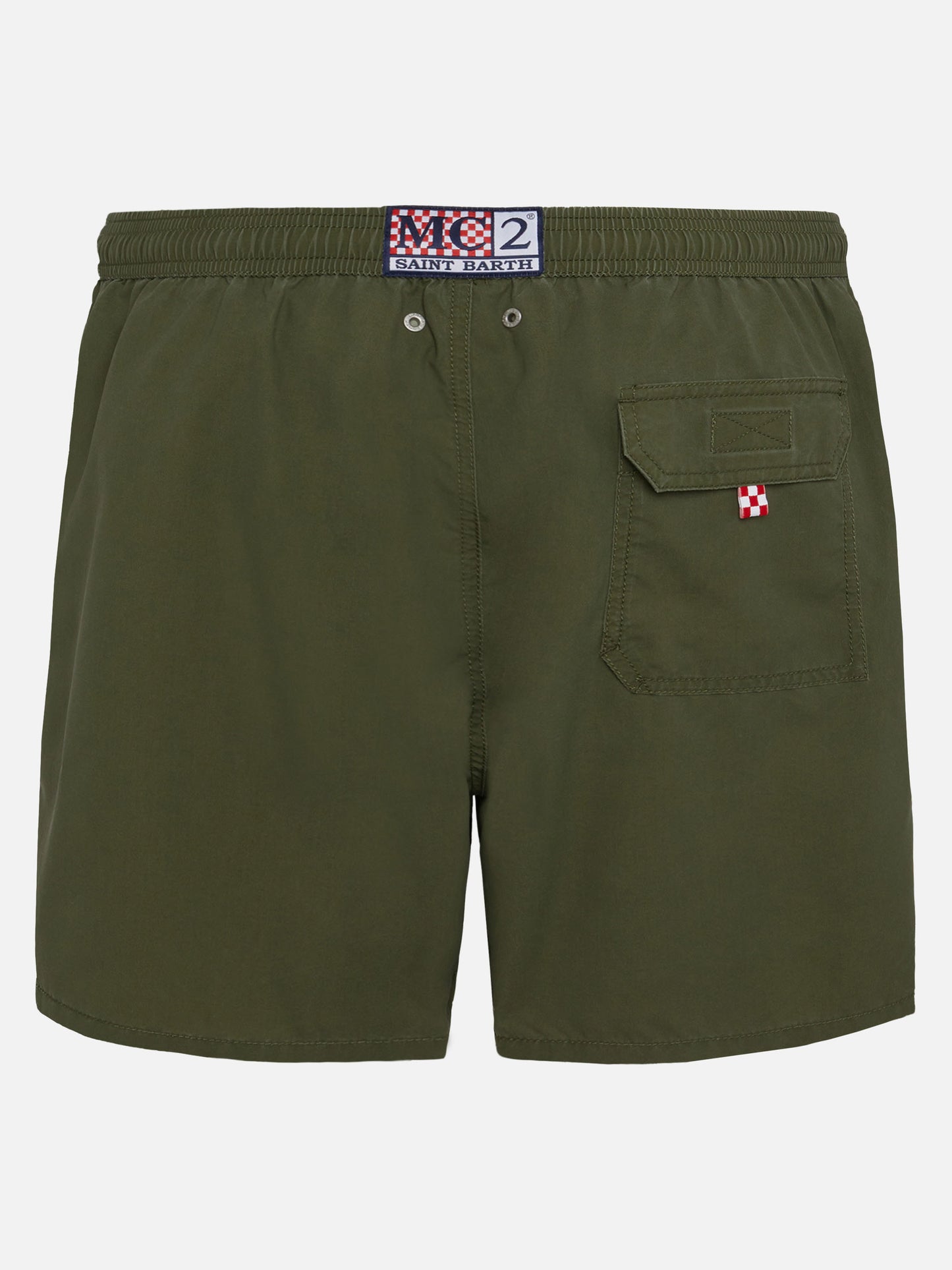 Vintage military green mid-length swim shorts Patmos Used