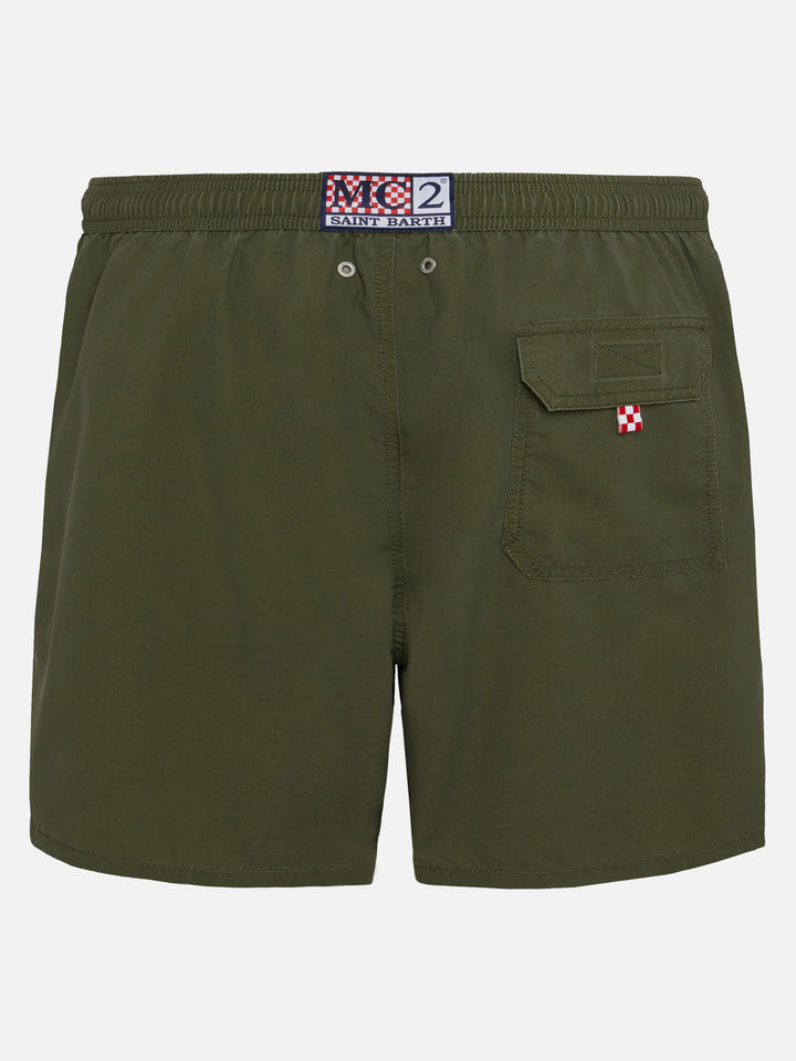 Costume mare Patmos Used verde militare vintage