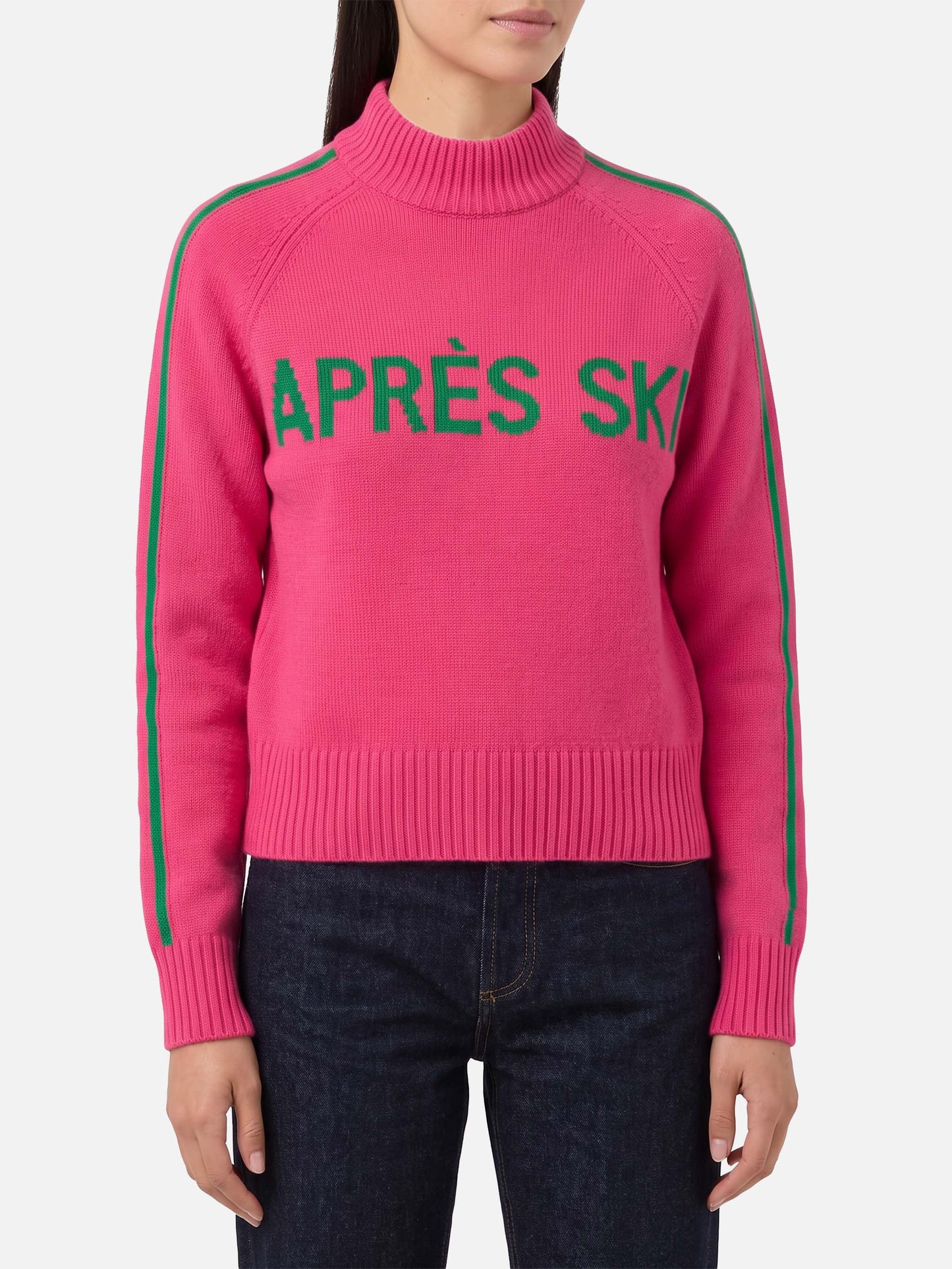 Maglione Peak a collo alto con ricamo Après Ski