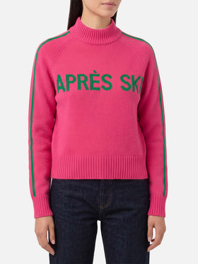 Maglione Peak a collo alto con ricamo Après Ski