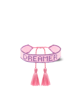 Pearls bracelet with Dreamer lettering - MC2 Saint Barth