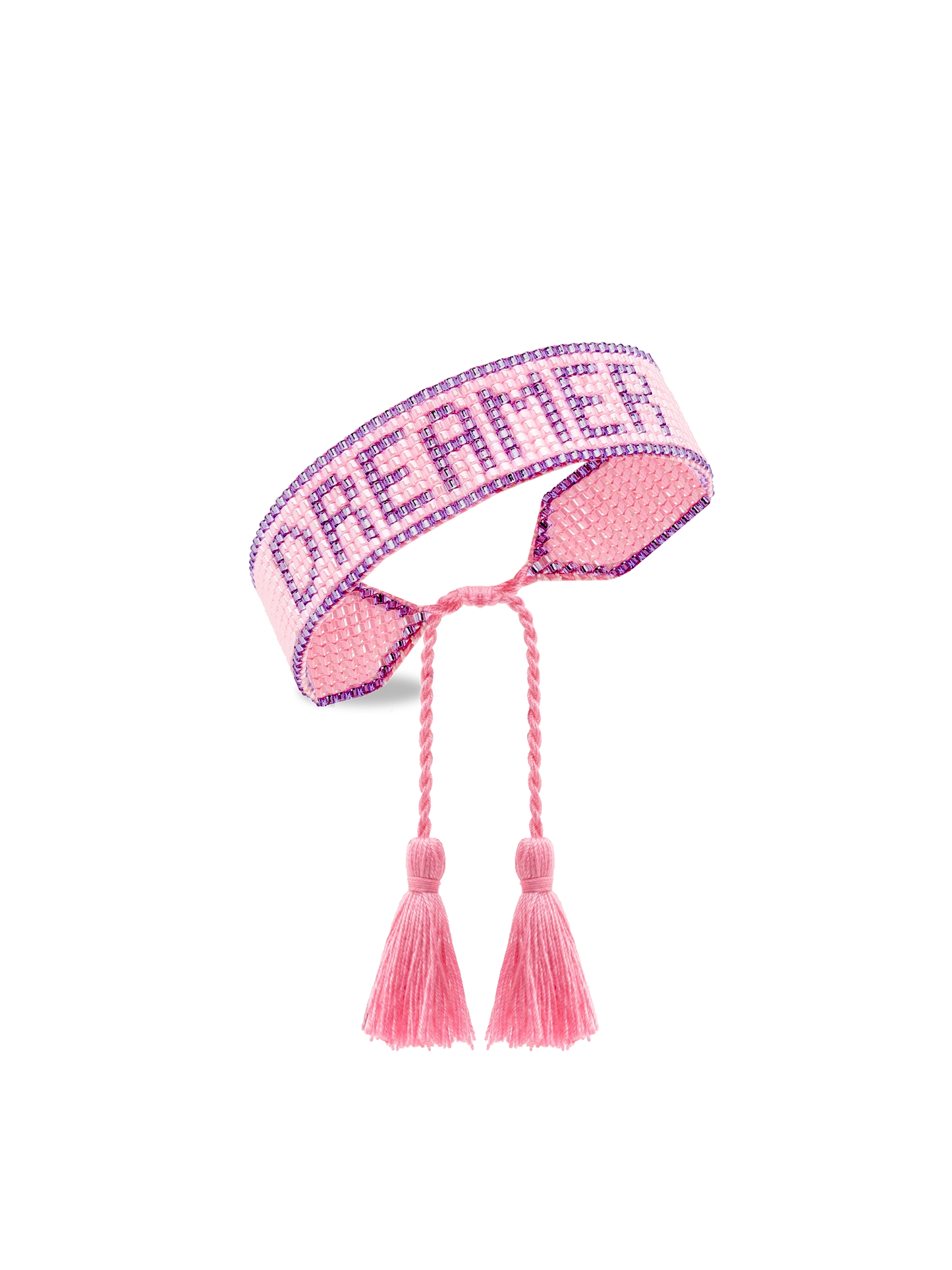 Pearls bracelet with Dreamer lettering - MC2 Saint Barth