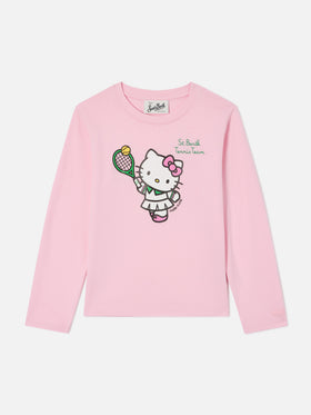 T-shirt Penny rosa con stampa Hello Kitty Tennis Team