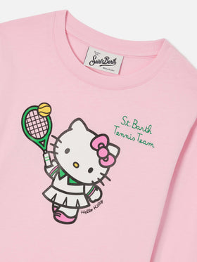 T-shirt Penny rosa con stampa Hello Kitty Tennis Team