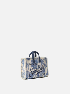 Sac en toile Micro Phone avec imprimé toile de Jouy et logo contrasté 