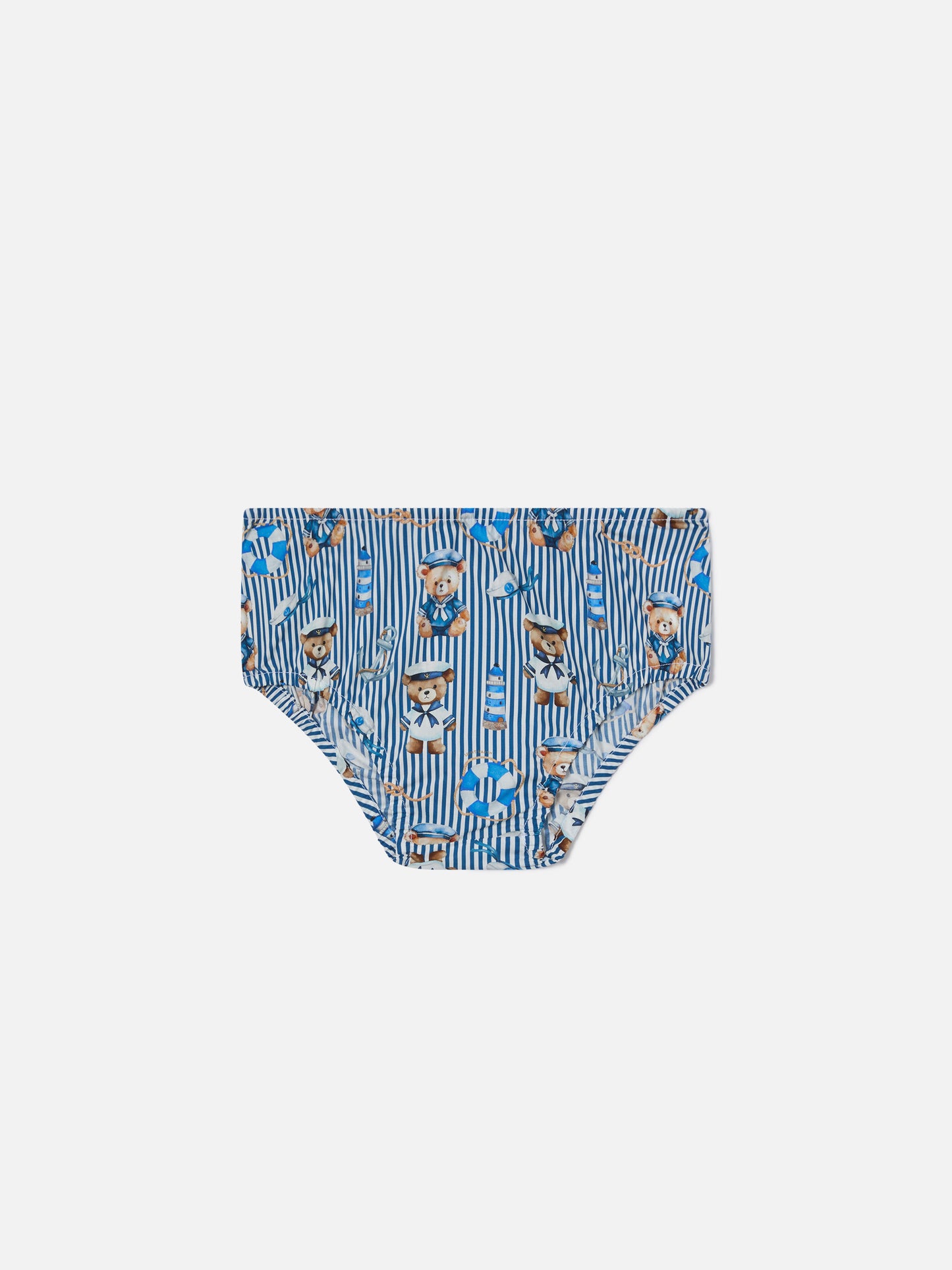 Pimmy baby bloomer with sailor teddy print