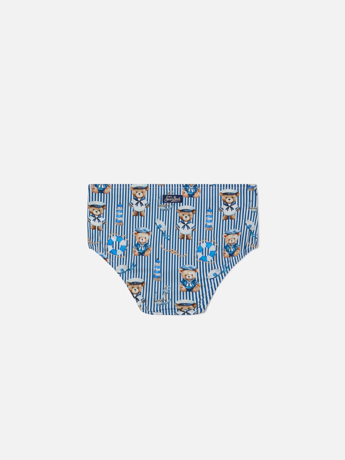 Pimmy baby bloomer with sailor teddy print