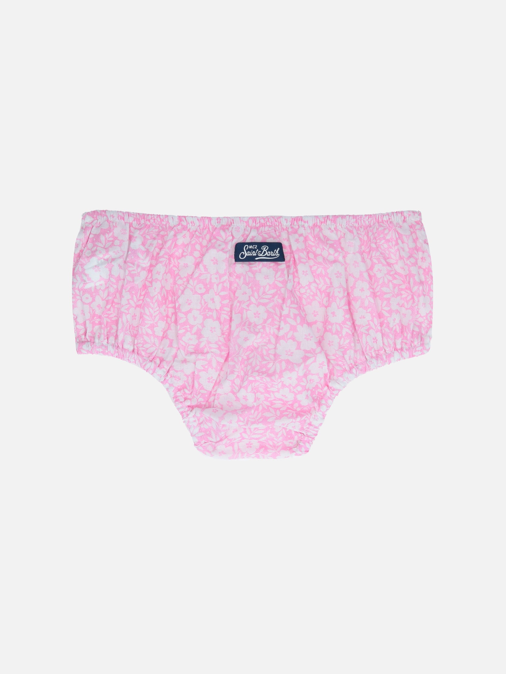 Infant bloomers Pimmy with vintage flower print - MC2 Saint Barth