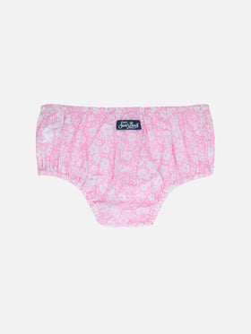 Infant bloomers Pimmy with vintage flower print - MC2 Saint Barth