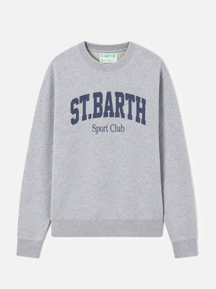 Felpa in cotone Ponza con stampa St. Barth Sport Club