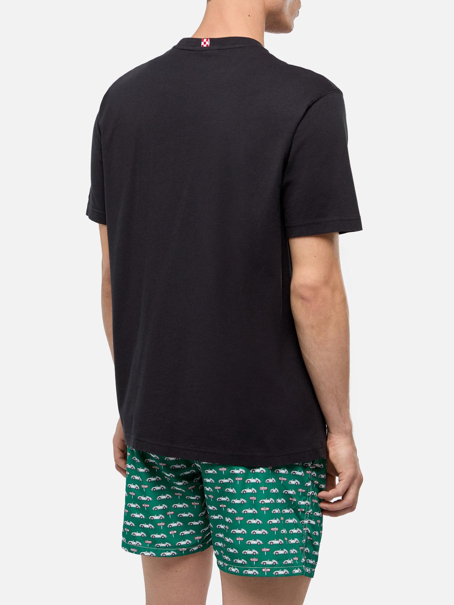 Classic fit cotton jersey t-shirt Portofino with Mi piacciono le… embroidery - MC2 Saint Barth