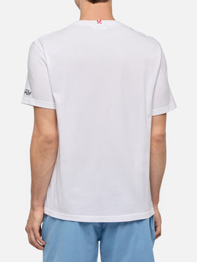 Classic fit cotton jersey t-shirt Portofino with I am a GINtleman embroidery - MC2 Saint Barth