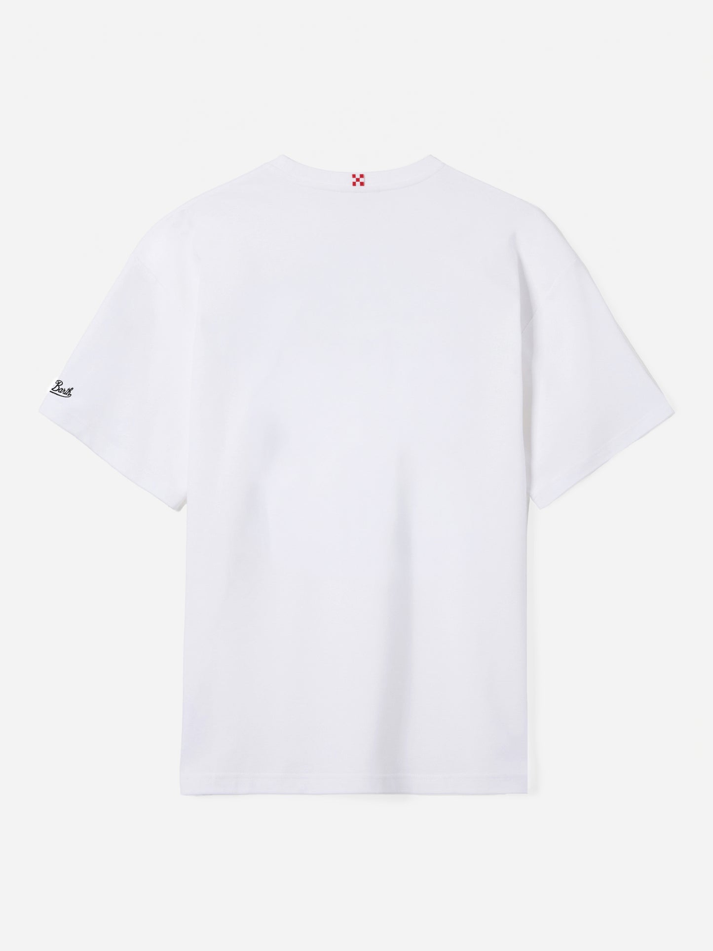 T-shirt Portofino in jersey di cotone classic fit con ricamo Core de 'sta città | AS ROMA SPECIAL EDITION