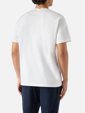 T-shirt Portofino bianca con ricamo I'm The Boss | Special Edition