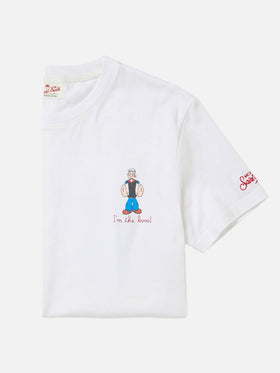 Camiseta Portofino blanca con bordado I'm The Boss | Edición Especial 