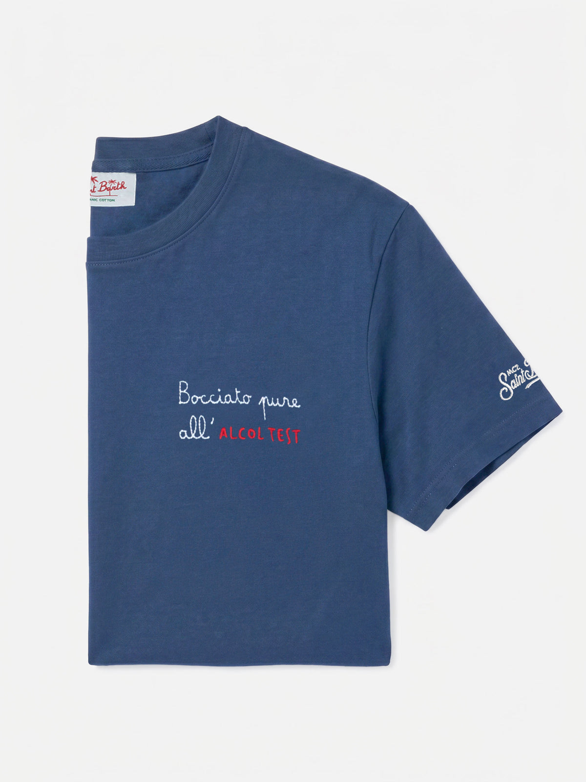 T-shirt Portofino avec broderie Bocciato pure all’alcol test 