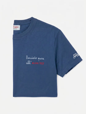 T-shirt Portofino avec broderie Bocciato pure all’alcol test 