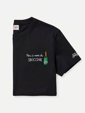 Camiseta Portofino con bordado Non ci resta che sbocciare 