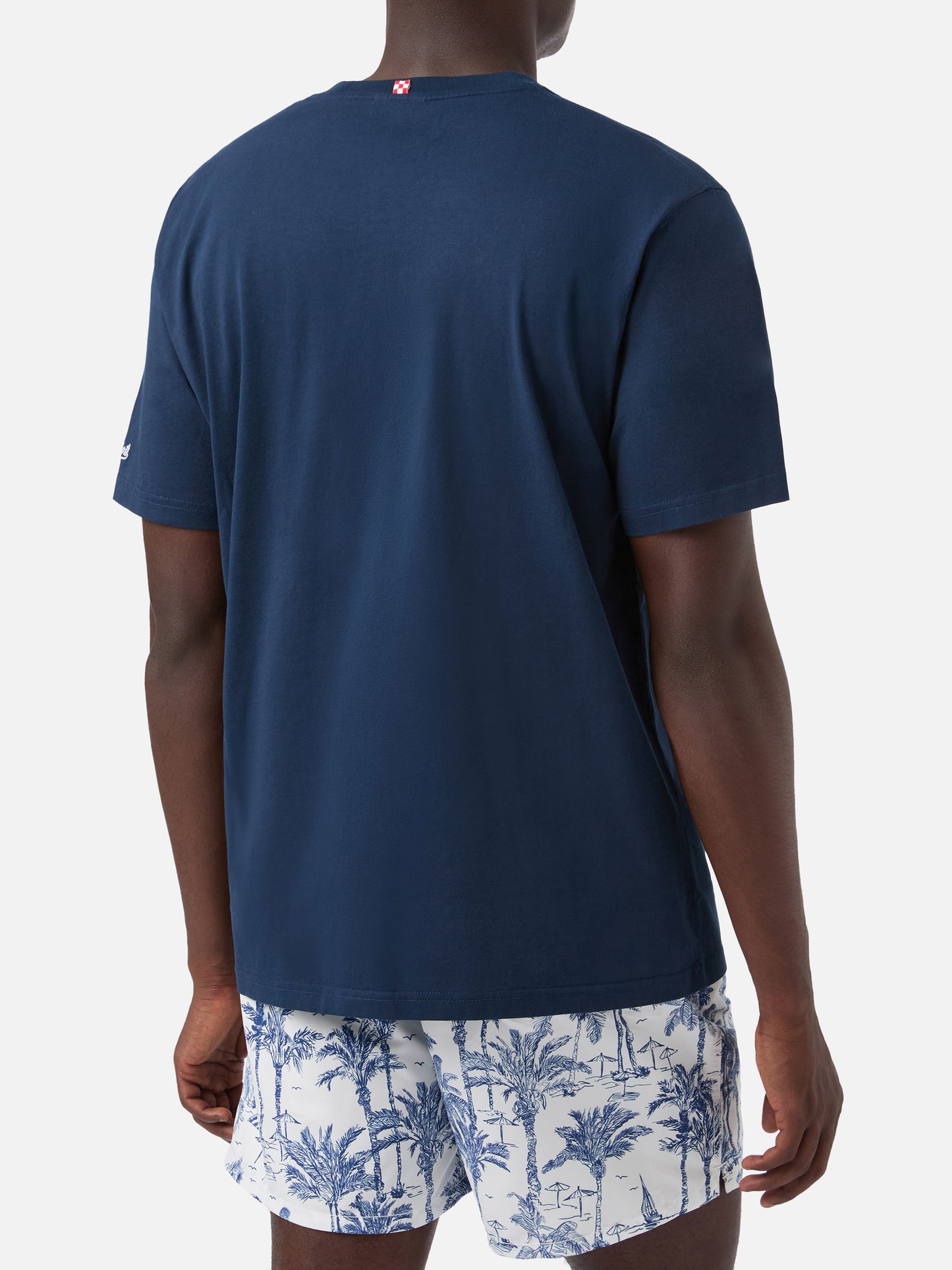 T-shirt Portofino blu con ricamo Sapore Di Sale