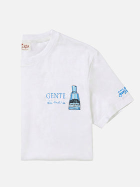T-shirt Portofino bianca con ricamo Gente Di Mare | Special Edition