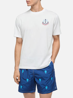 Classic fit cotton jersey t-shirt Portofino with Ancora tu embroidery | INSULTI LUMINOSI SPECIAL EDITION - MC2 Saint Barth