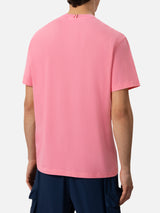 T-shirt Man Portofino in jersey di cotone classic fit con ricamo Per certi Versi, per altri Bevi