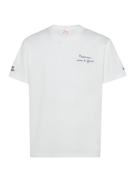Classic fit cotton jersey t-shirt Portofino with Come ti farei! embroidery | SAPORE DI MARE SPECIAL EDITION - MC2 Saint Barth