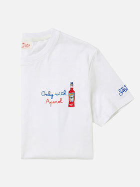 T-shirt da uomo con ricamo frontale Only with Aperol | EDIZIONE SPECIALE APEROL