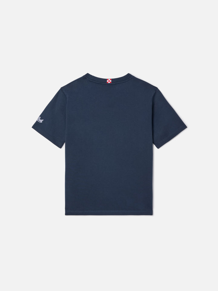 T-shirt Portofino Jr con ricamo Acqua In Bocca