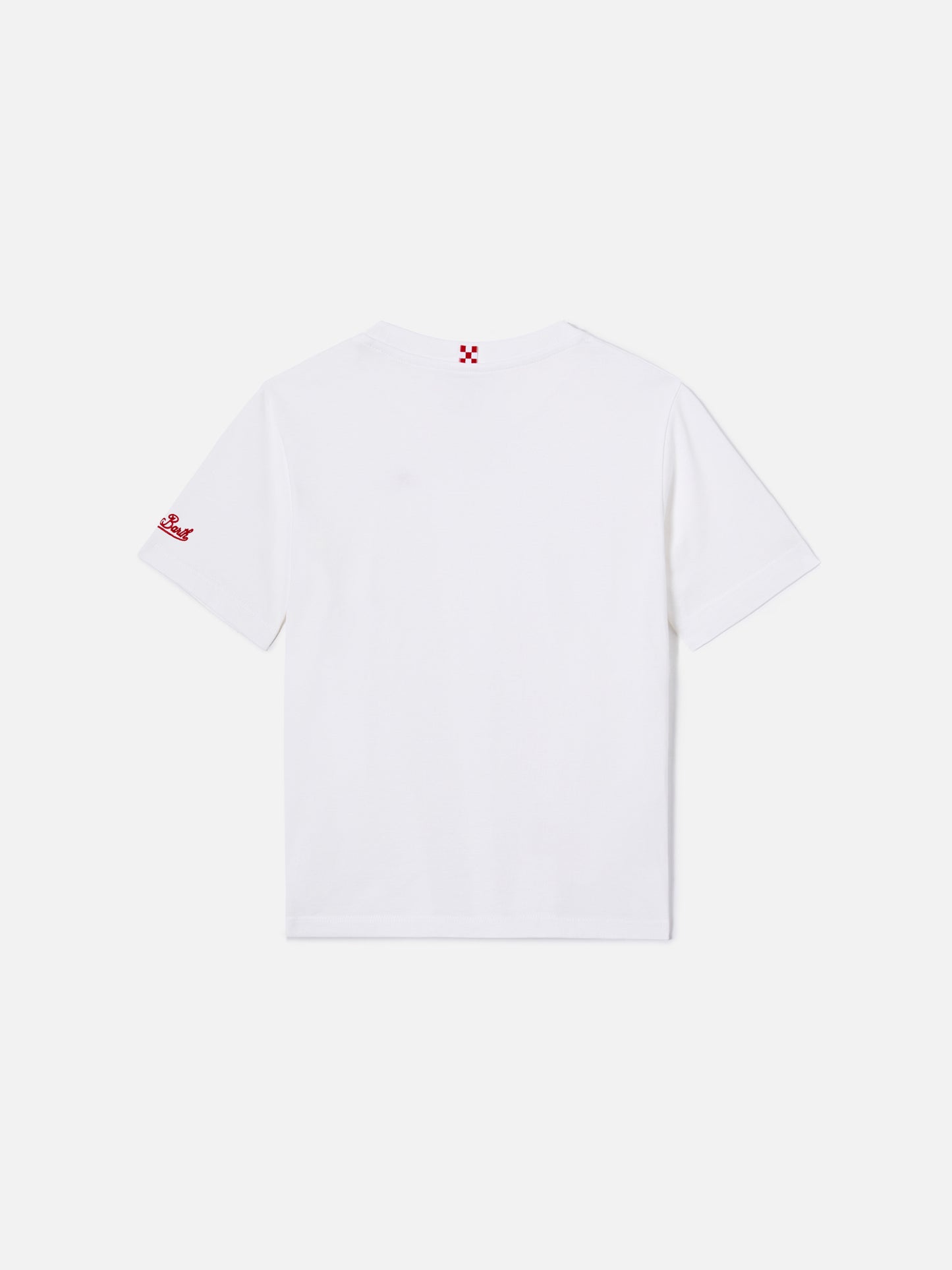 T-shirt Portofino Jr con ricamo My Dad Is Superman | Special Edition