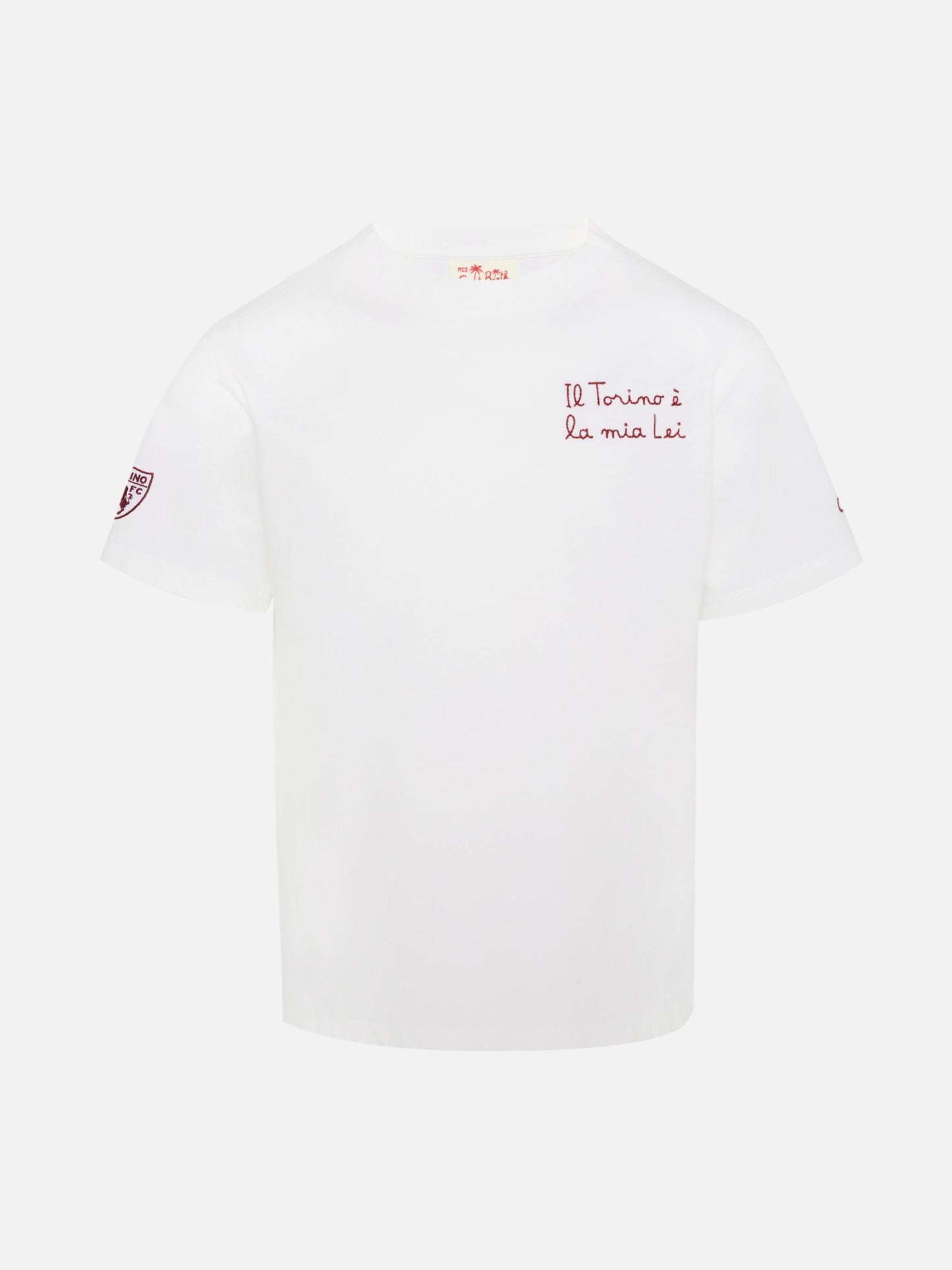 Jungen-T-Shirt aus Baumwolljersey „Portofino Jr“ mit „Il Torino è la mia Lei“-Stickerei | TURIN FC SONDERAUSGABE