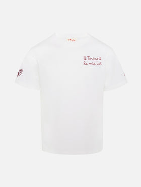 Jungen-T-Shirt aus Baumwolljersey „Portofino Jr“ mit „Il Torino è la mia Lei“-Stickerei | TURIN FC SONDERAUSGABE