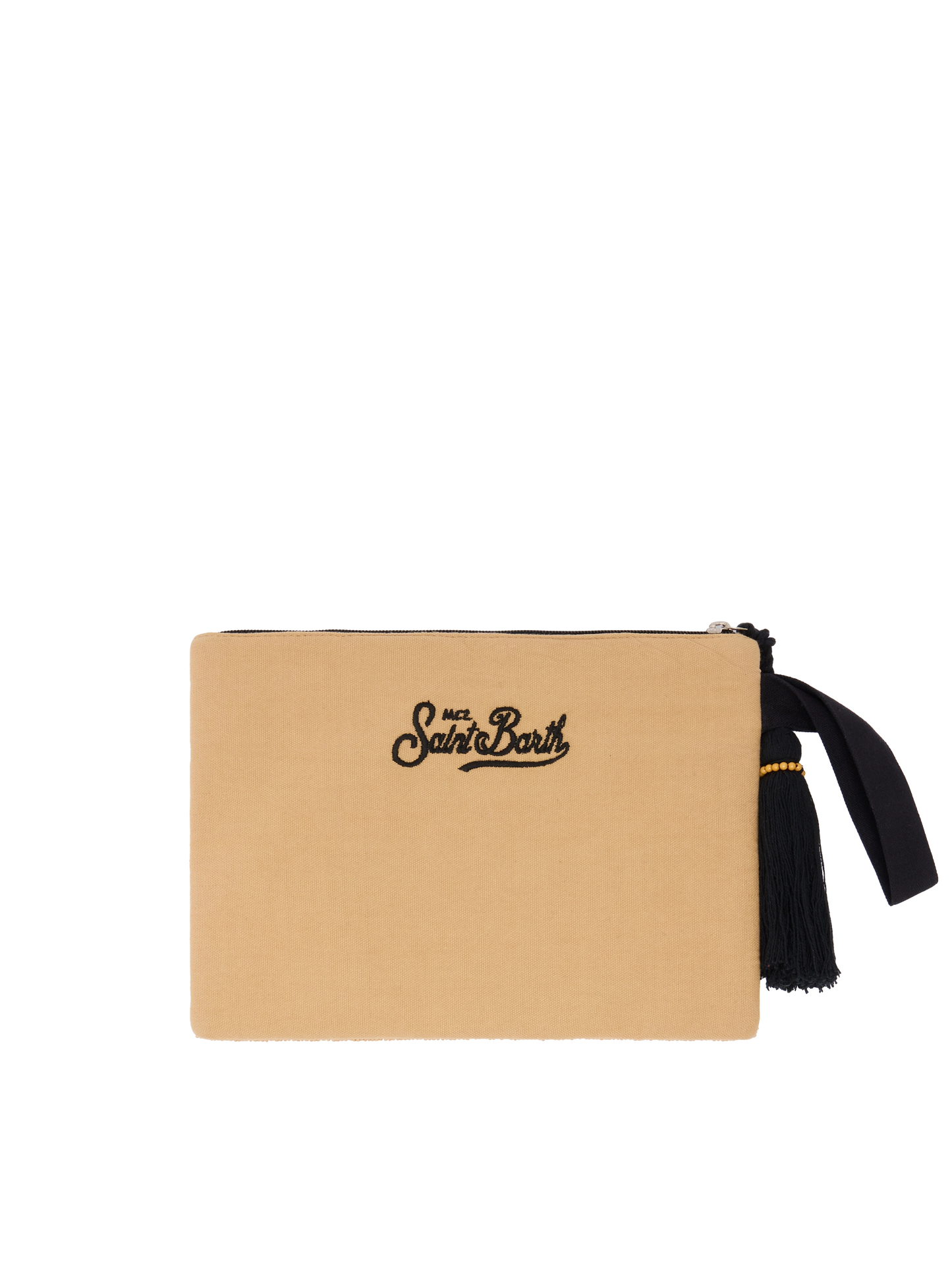 Pouch Pearl con fantasia leopardata in perline