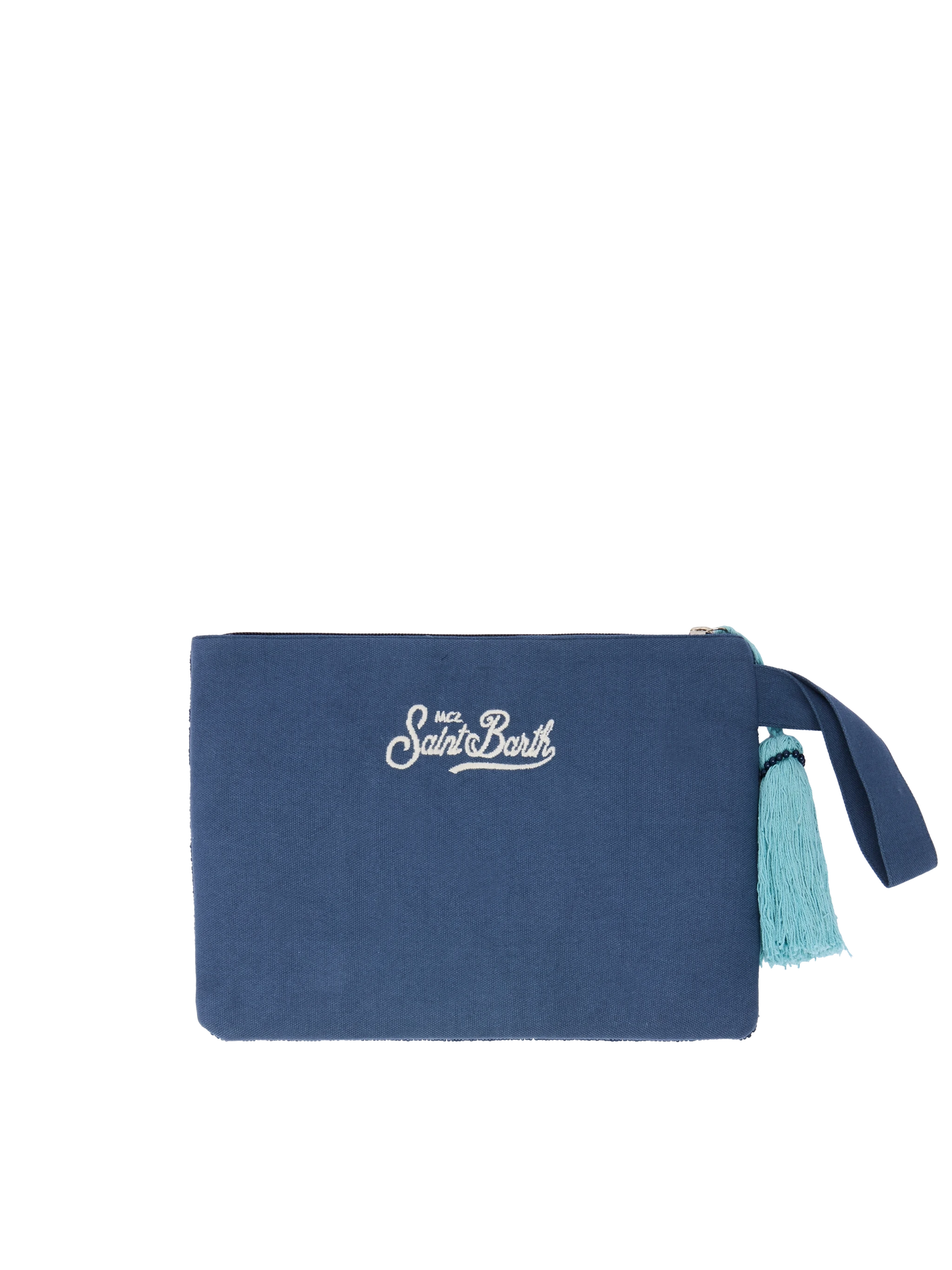 Pearl Pouch with Mykonos beaded postcard - MC2 Saint Barth