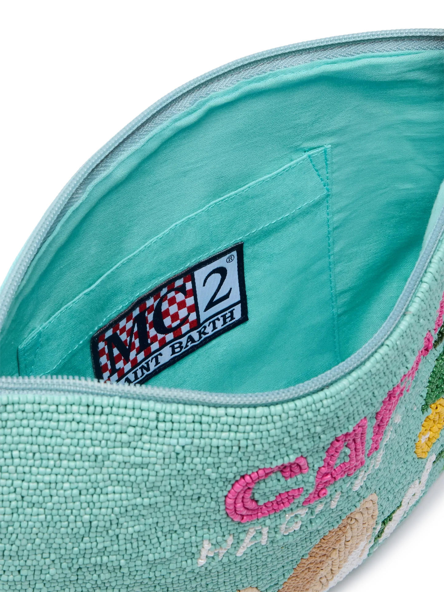 Pearl Pouch with Capri beaded postcard - MC2 Saint Barth