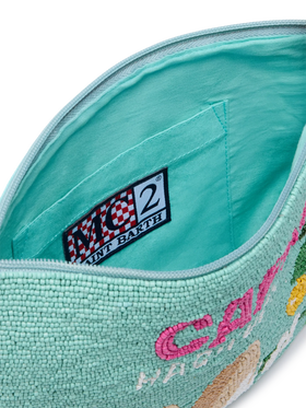 Pearl Pouch with Capri beaded postcard - MC2 Saint Barth