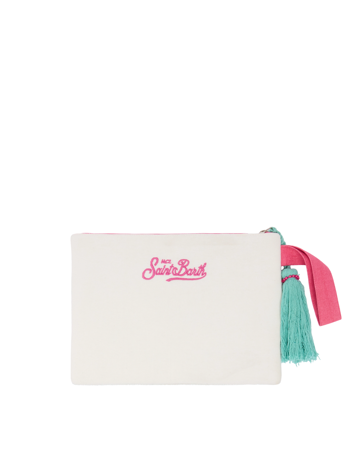 Pearl Pouch with Formentera beaded postcard - MC2 Saint Barth