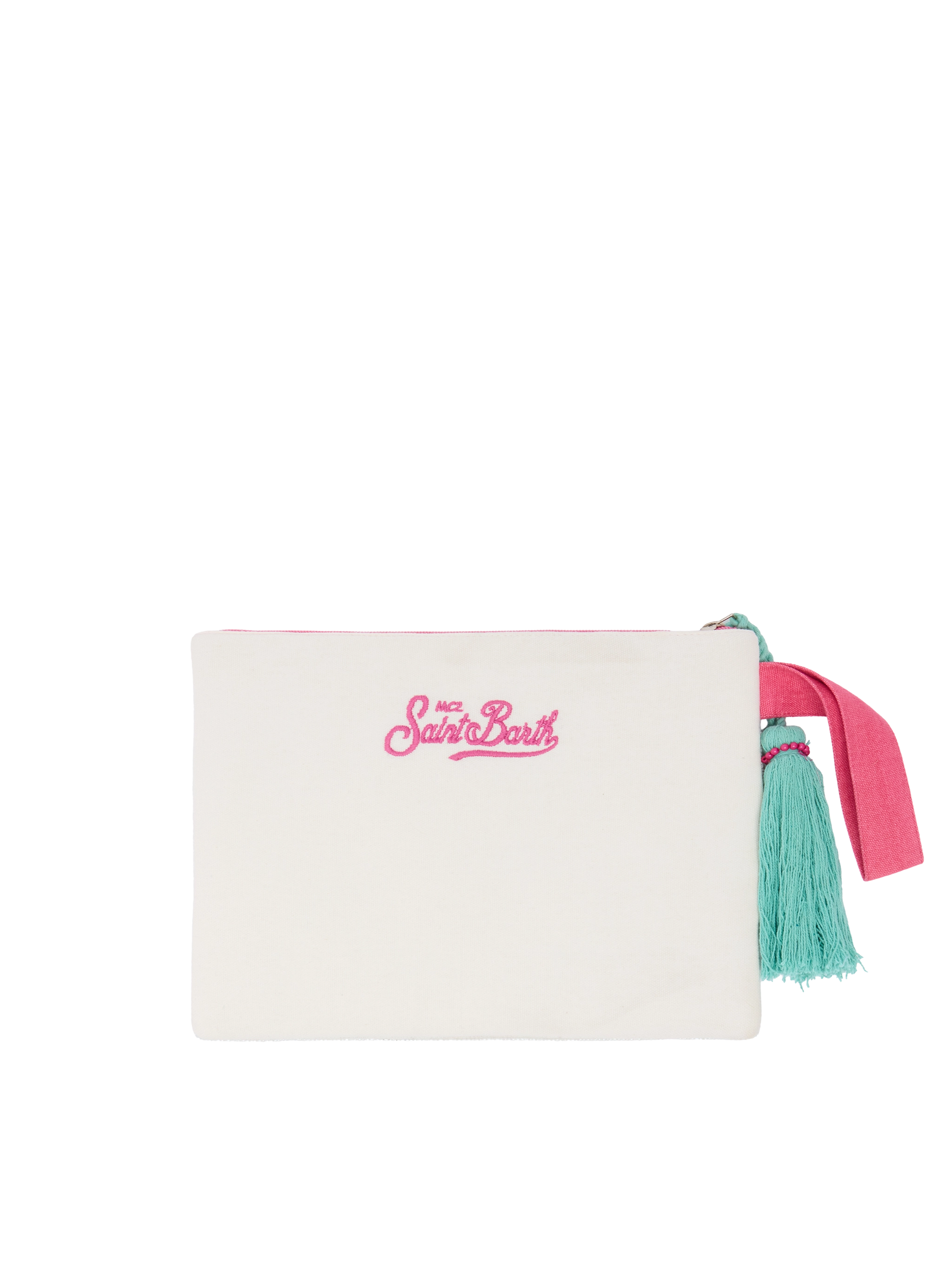 Pearl Pouch with Formentera beaded postcard - MC2 Saint Barth