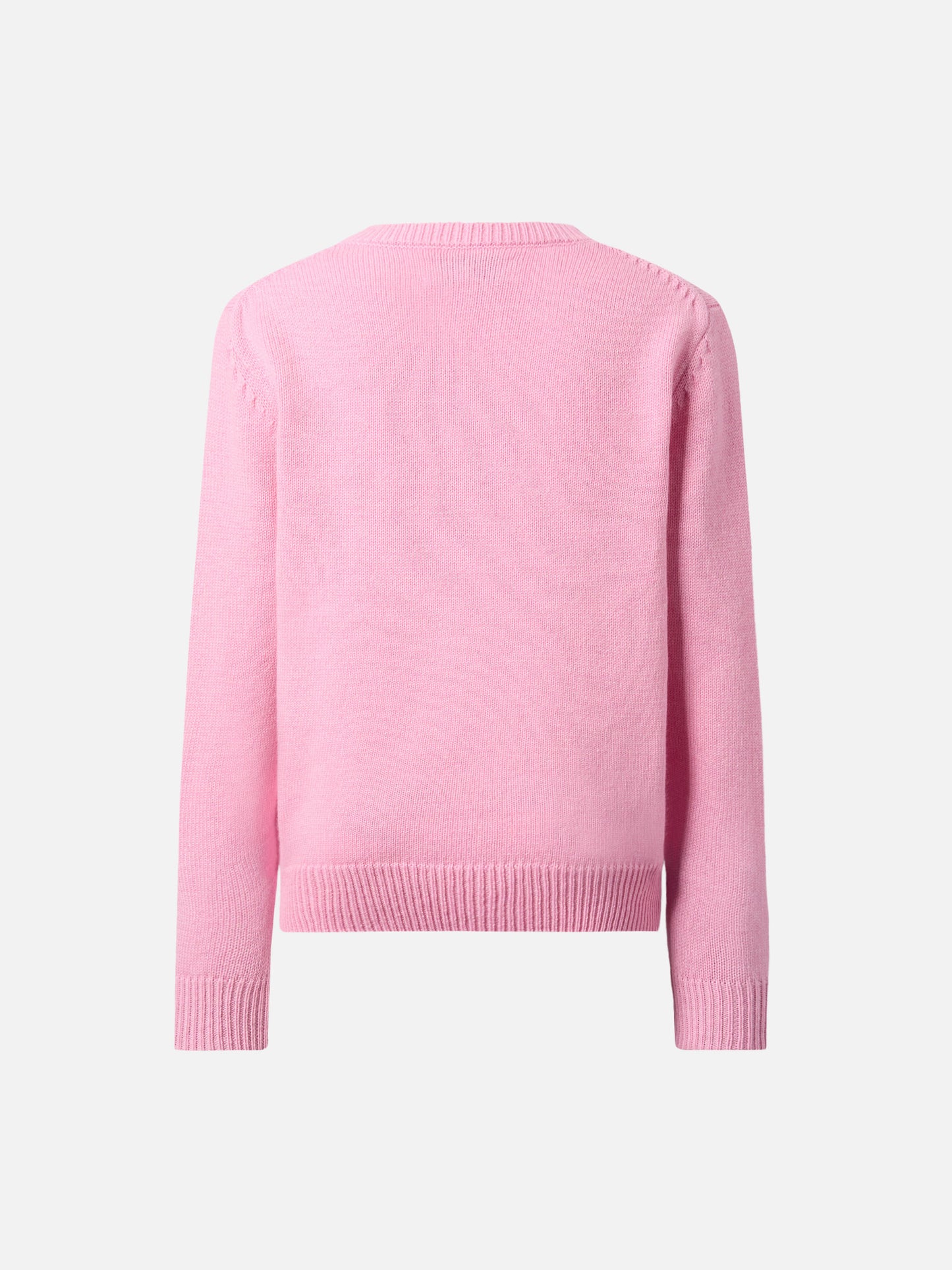 Princess cashmere-blend crewneck with Favolosa jacquard